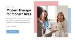 Free WordPress Theme For Modern Therapy For Modern Lives