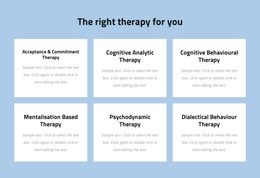 Modern Evidence-Based Psychotherapy - Functionality WordPress Theme