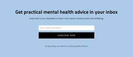 Get Practical Mental Health Advice - Free WordPress Theme