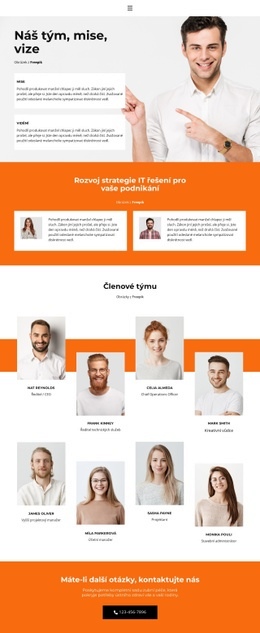 Tým V Kanceláři – Šablona Stránky HTML