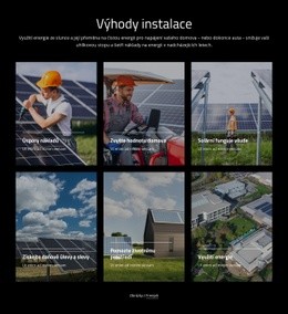 Výhody Instalace Solárních Panelů - Moderní Design Stránek
