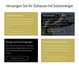 Versorgen Sie Ihr Zuhause Mit Sauberer Energie – Vorlage Für Website-Builder