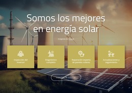 Empresa Solar: Plantilla De Página HTML