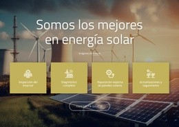 Empresa Solar - Descarga Gratuita De Una Plantilla De Una Página