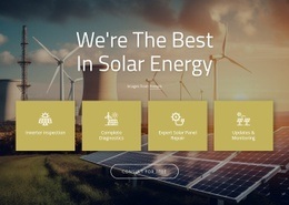 Solar Company - Responsive Website