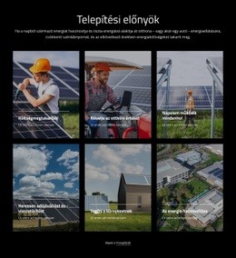 A Napelemek Telepítésének Előnyei – WordPress Sablon