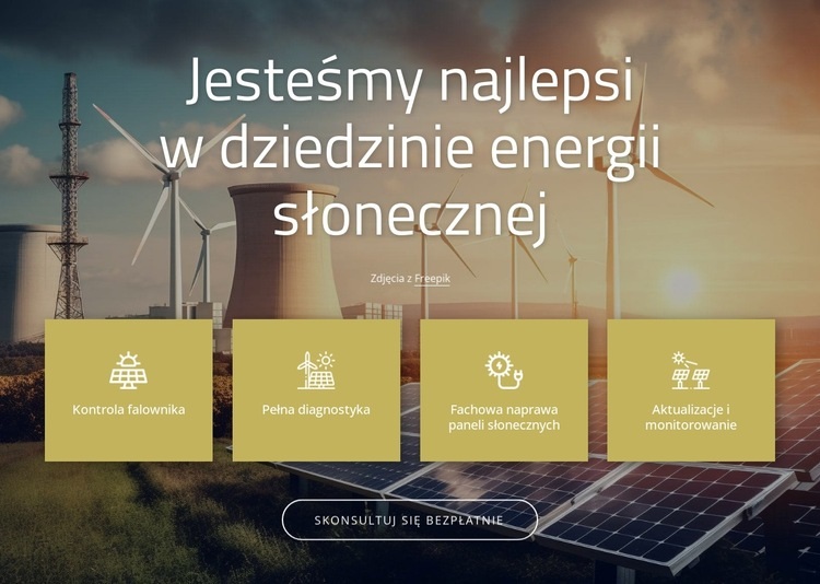 Firma Solarna Szablon