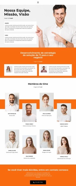 Equipe No Escritório - Online HTML Generator