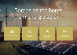 Empresa Solar - Modelo De Página HTML