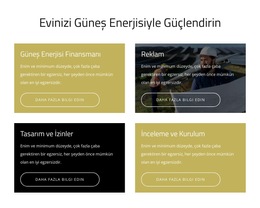 Evinizi Temiz Enerjiyle Güçlendirin - Basit Web Sitesi Şablonu