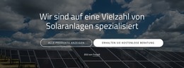 Installation Von Solarmodulen