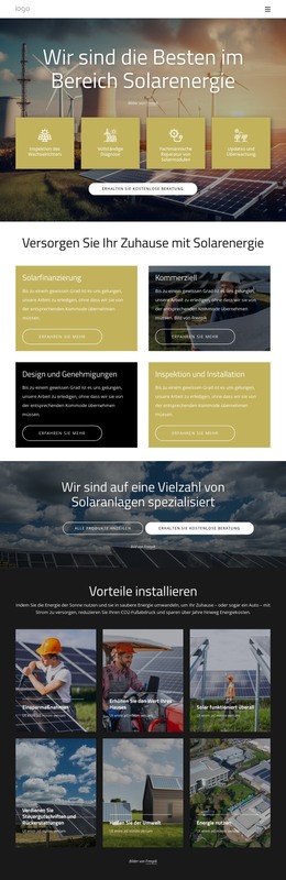 Wir Sind Die Besten In Sachen Solarenergie Webdesign