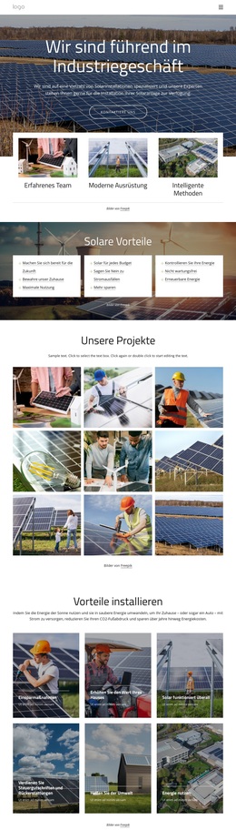 Wir Sind Führend Im Industriegeschäft – Kreatives, Vielseitiges WordPress-Theme