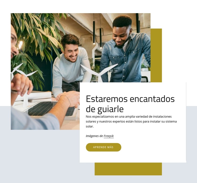 Explora nuestros servicios Plantilla CSS