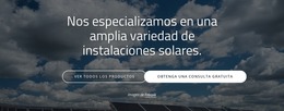 Instalación De Paneles Solares Plantilla Joomla 2024