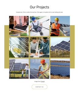 Solar Energy Is A Renewable Energy Source One Page Template