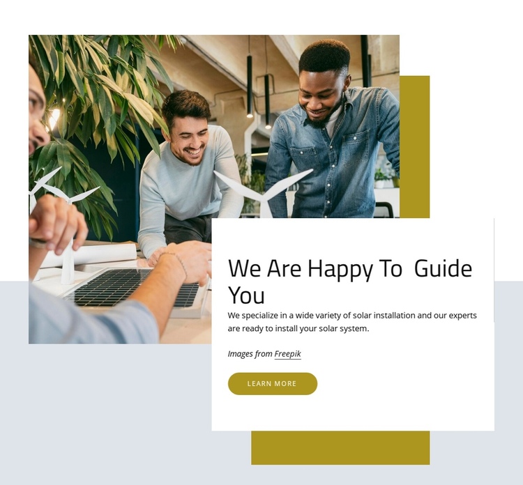 Explore our services One Page Template