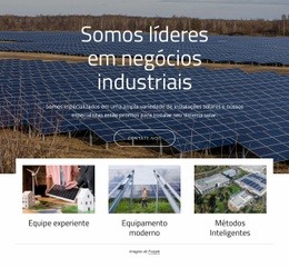Somos Líderes Em Energia Solar - HTML Website Builder