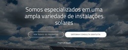 Modelo De Uma Página Para Instalação De Painel Solar