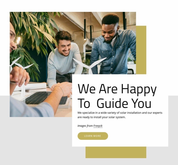 Explore our services Squarespace Template Alternative