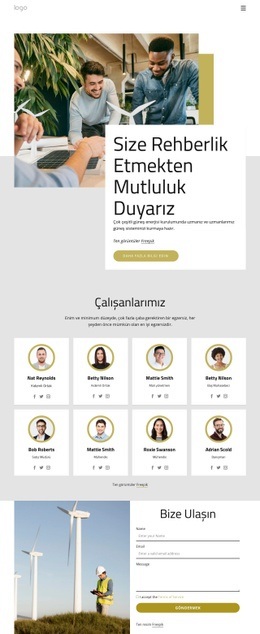 Kaliteli Güneş Panelleri - HTML Website Maker