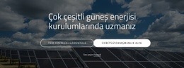 Güneş Paneli Kurulumu Için Web Sitesi Modeli Oluşturucu