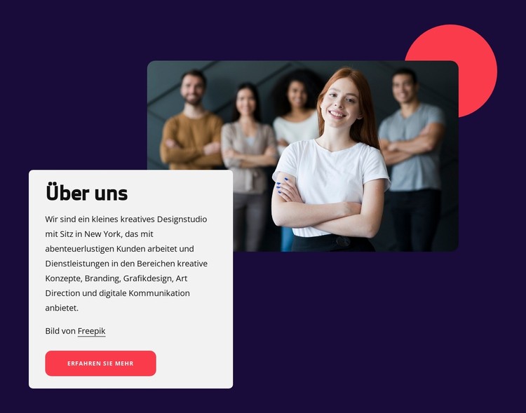 Über Designunternehmen CSS-Vorlage