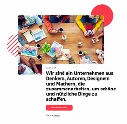 Wir Sind Ein Unternehmen Kreativer Denker Und Designer