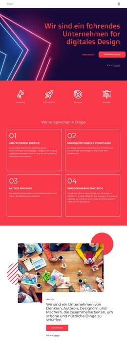 Wir Sind Ein Top-Unternehmen Für Digitales Design - Responsives Website-Design