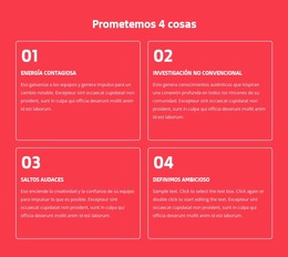 Plantilla Joomla Lista Para Usar Para Prometemos 4 Cosas