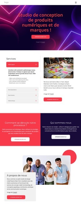 Studio De Design De Produits Et De Marques Numériques - Créateur De Sites Web