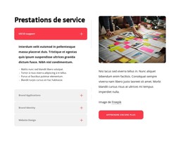 Services De Studio De Conception Numérique - Modèle De Page HTML