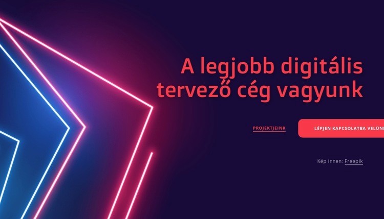 Egy csúcstervező cég vagyunk HTML Sablon