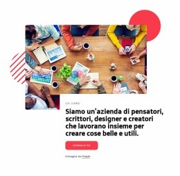 Siamo Un'Azienda Di Pensatori E Designer Creativi