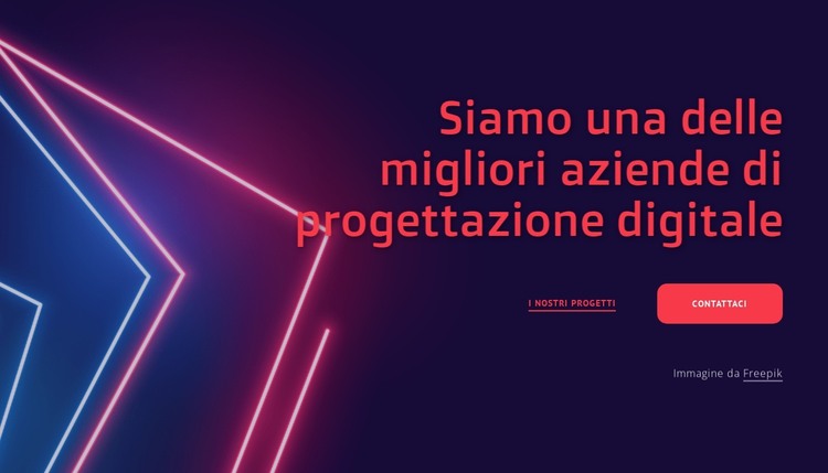 Siamo un'azienda di alto design Modello HTML