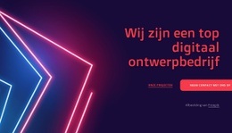 Wij Zijn Een Topontwerpbureau Sjablonen Html5 Responsief Gratis