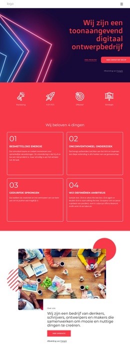 Wij Zijn Een Top Digitaal Ontwerpbedrijf - Responsief Websiteontwerp