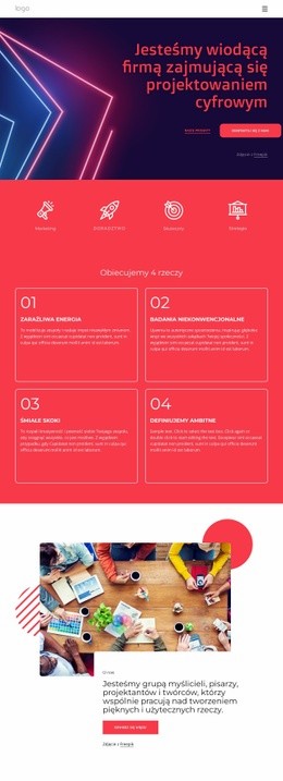 Jesteśmy Wiodącą Firmą Zajmującą Się Projektowaniem Cyfrowym – Konfigurowalny Szablon