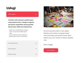 Bootstrap HTML Dla Usługi Studia Projektowania Cyfrowego