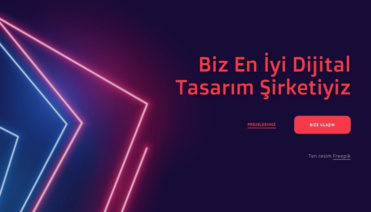 Biz en iyi tasarım şirketiyiz Joomla Şablonu