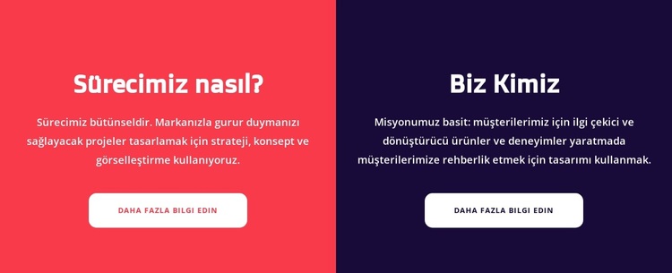 Metin bloğunu böl WordPress Teması