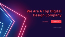 We Are A Top Design Company - Responsive WordPress Theme