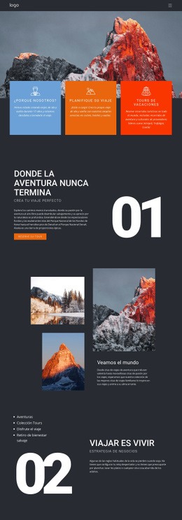 Belleza De Montaña En Viajes - Creador De Sitios Web De Descarga Gratuita