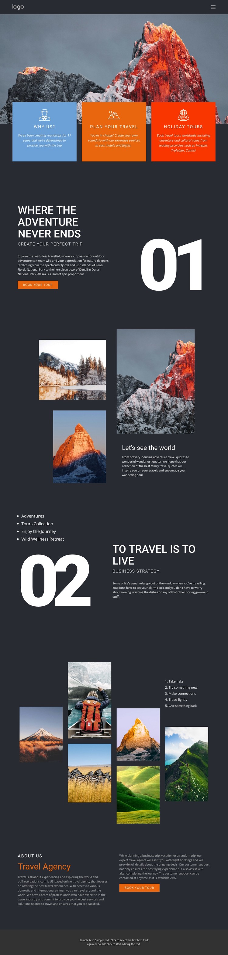 Mountain beauty in travel Static Site Generator