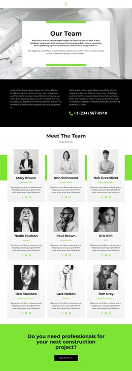 Team Leads To Success Free CSS Website Template