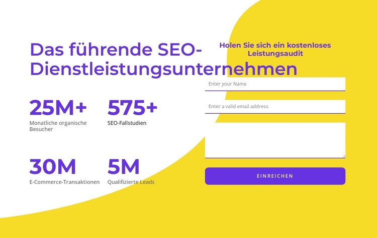 Wir sind ein SEO-Dienstleistungsunternehmen CSS-Vorlage