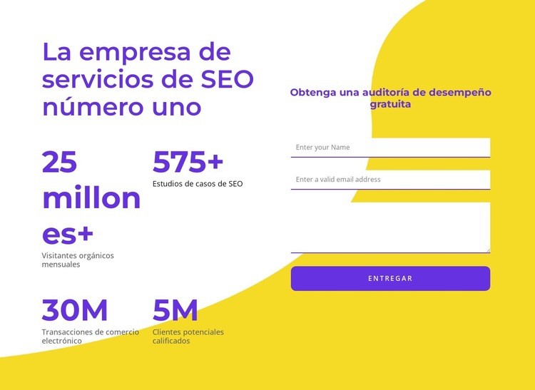 Somos una empresa de servicios seo. Creador de sitios web HTML