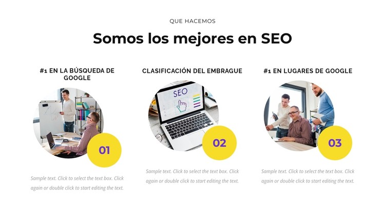 Somos los mejores en SEO. Plantilla CSS