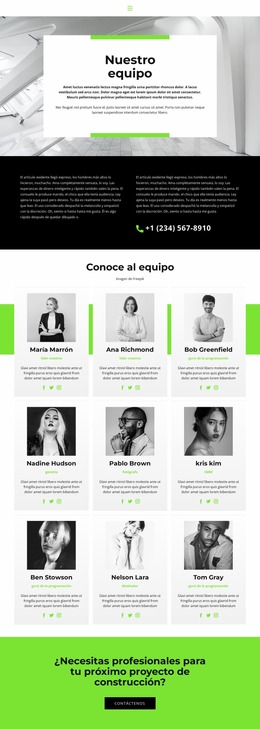 El Equipo Conduce Al Éxito - Plantilla Joomla Profesional Personalizable