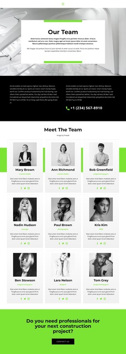 Team Leads To Success - HTML Page Template